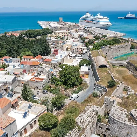Art Medieval Town Rhodes