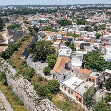 Art Medieval Town Rhodes Родос