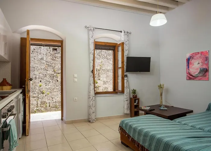 Art Medieval Town Rhodes Родос