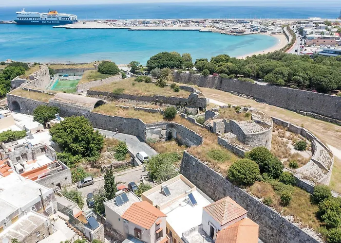 Art Medieval Town Rhodes *