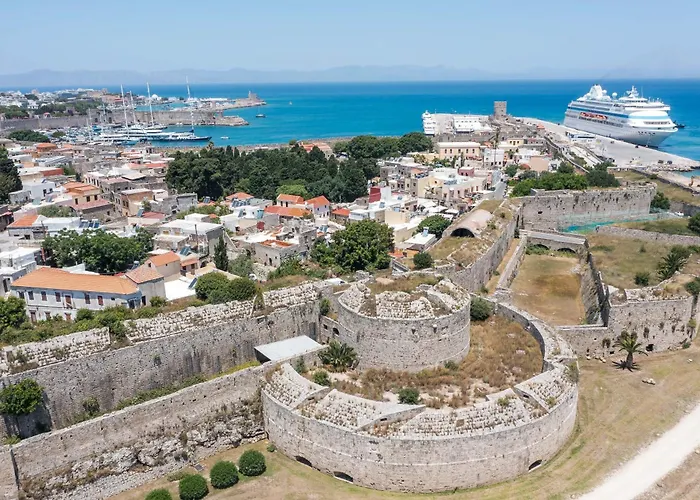 Art Medieval Town Rhodes *